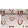 Bobina paper fibra Love Flower h75cm 9mt Bianco